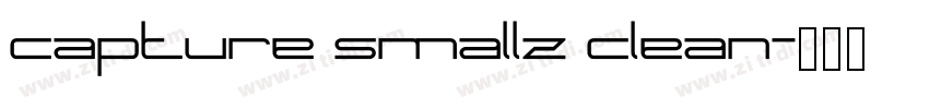 capture smallz clean字体转换